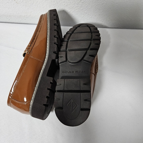 Donald Pliner Hope Loafer In Chestnut Brown Size 7.5 - Picture 10 of 11